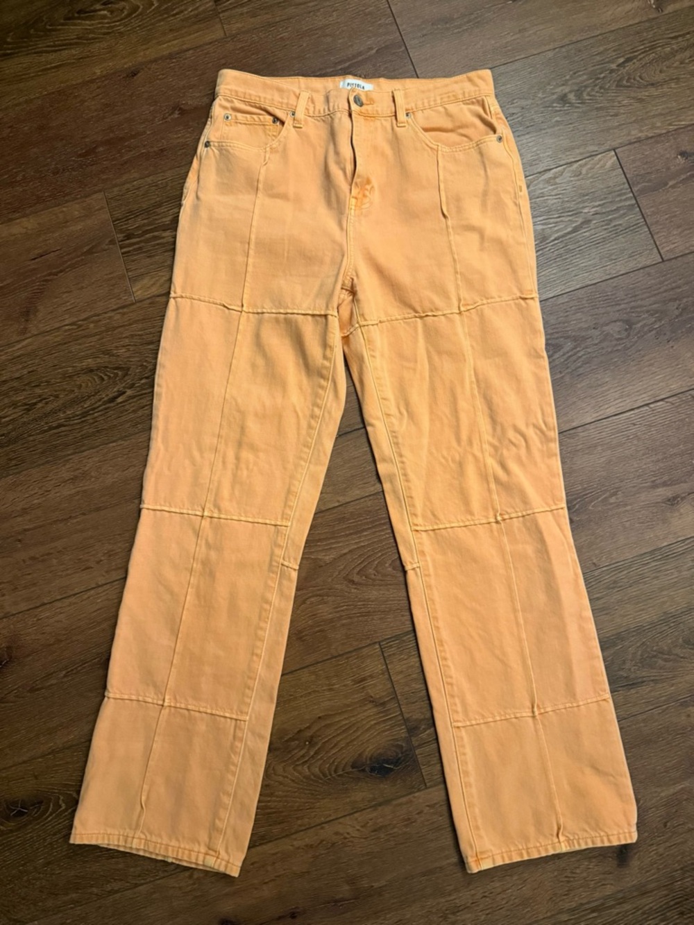 Pistola Super High Rise Cassie Straight-Leg  Pants in Nectar